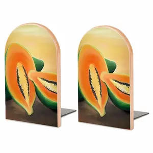 Papaya Freestyle Bookends