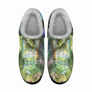 Men In The Rainforest Cotton Slippers