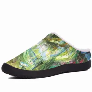 Men In The Rainforest Cotton Slippers