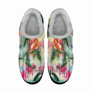 Men Orchids Cotton Slippers