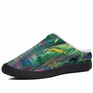 Men Tropical Rainforest Cotton Slippers