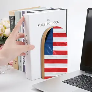 Pubic Flag United States Bookends