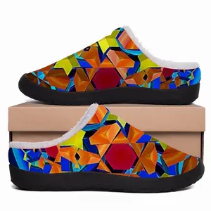 Men Kaleidoscope Cotton Slippers