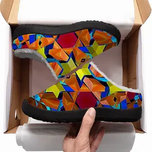 Men Kaleidoscope Cotton Slippers