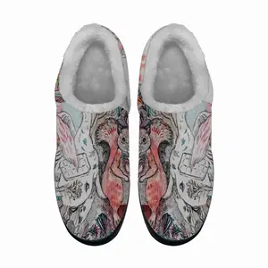 Men Squirrel Tale Cotton Slippers