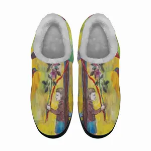 Men Angel Of Forest Cotton Slippers