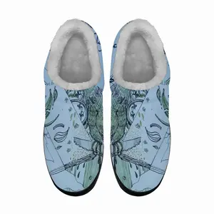 Men Cock And Lilies Of The Valley Cotton Slippers