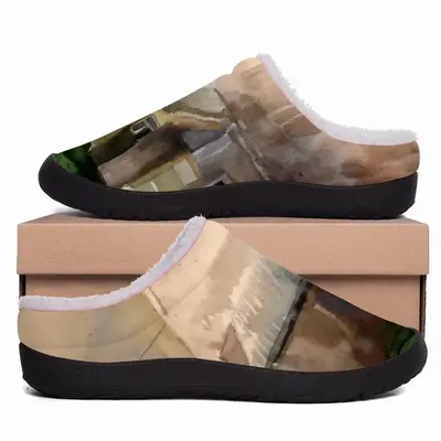 Men Watercolor - The Village Cotton Slippers