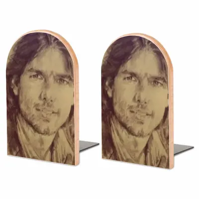 Tom Cruise Portrait Bookends