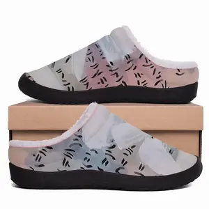 Men Watercolor B Cotton Slippers