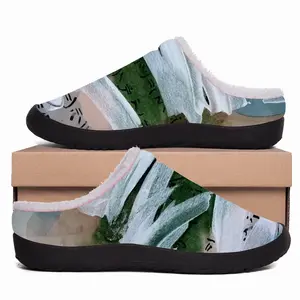 Men Watercolor E - Shodo Cotton Slippers