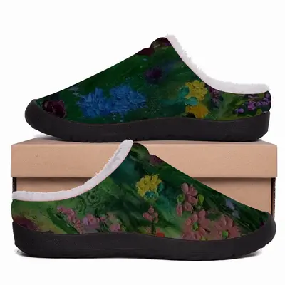 Men Garden At Giverny Cotton Slippers