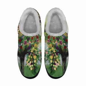 Men First To Bloom Cotton Slippers