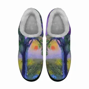 Men Beginning Of Spring Blossoming Cotton Slippers