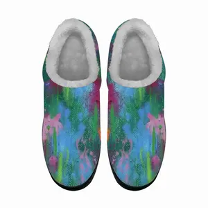 Men English Garden Cotton Slippers