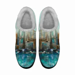 Men Windy Skyline Cotton Slippers