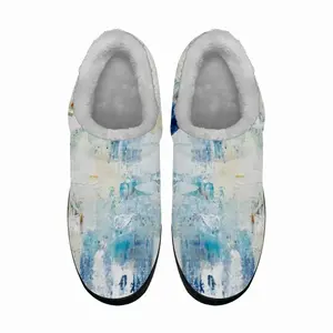 Men Blues Cotton Slippers