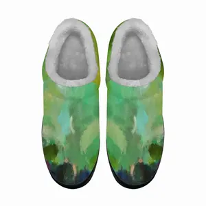 Men Green 3 Cotton Slippers