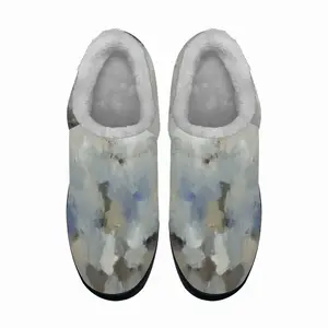 Men White Storm Cotton Slippers