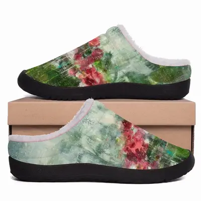 Men Paradise Flowers Cotton Slippers