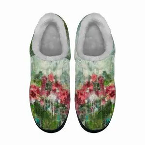 Men Paradise Flowers Cotton Slippers