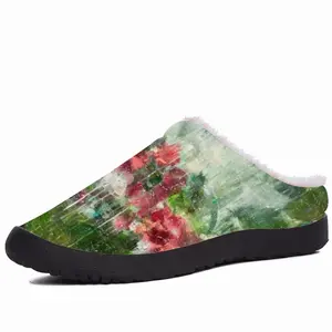 Men Paradise Flowers Cotton Slippers