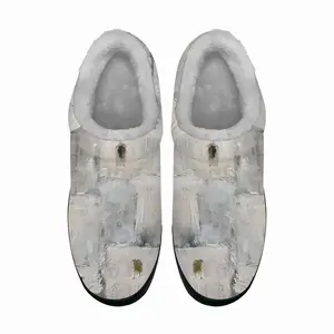 Men White Morocco Cotton Slippers