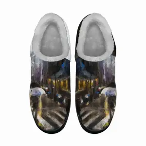 Men Ny City Lights Cotton Slippers