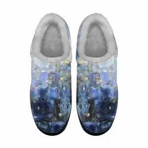 Men Blue Harmony Cotton Slippers