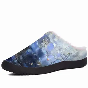 Men Blue Harmony Cotton Slippers