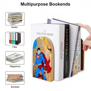 Winnieman - Superman Gold Honey Bookends