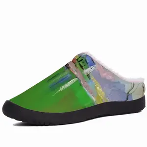 Men Green Ismy Valley Cotton Slippers