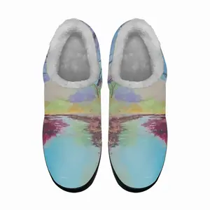 Men River Reflection Cotton Slippers