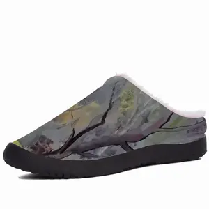 Men Misty Trees Cotton Slippers