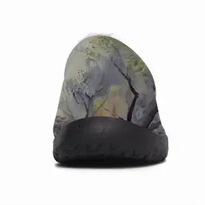 Men Misty Trees Cotton Slippers