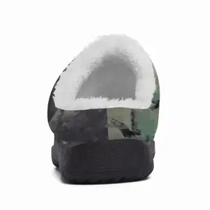 Men Misty Trees Cotton Slippers