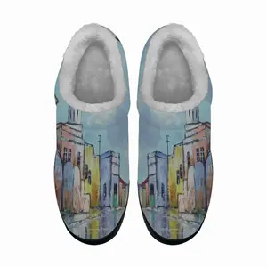 Men Street Reflection Cotton Slippers