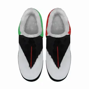 Men Pubic Flag Italy Cotton Slippers