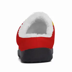 Men Pubic Flag Spain Cotton Slippers