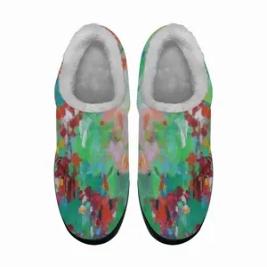 Men Summer Flowers Cotton Slippers