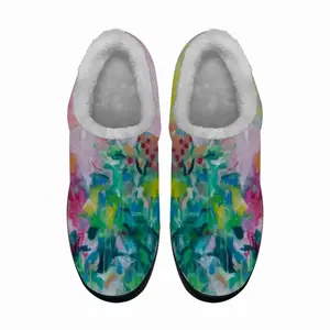 Men Flowers Enjoying The Sun Cotton Slippers