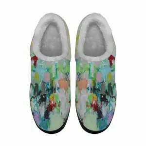 Men Anniversary Flowers Cotton Slippers