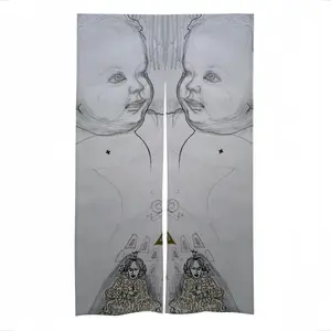 Baby - Drawing Pencil Door Curtains