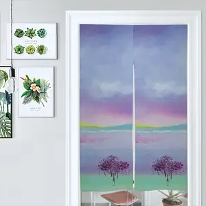 Moon Trees Door Curtains