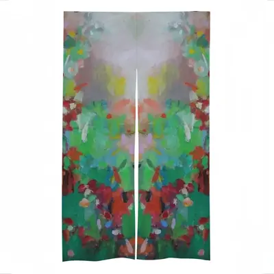 Summer Flowers Door Curtains