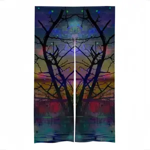 Hypnotic Universe Door Curtains