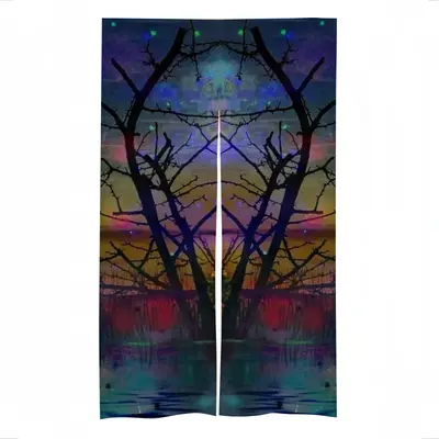 Hypnotic Universe Door Curtains