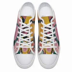 Men Vibrant Retro Canvas Shoes