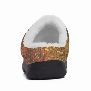 Men Golden Drops Cotton Slippers