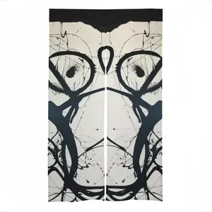 Hebe Royal Abstract Door Curtains